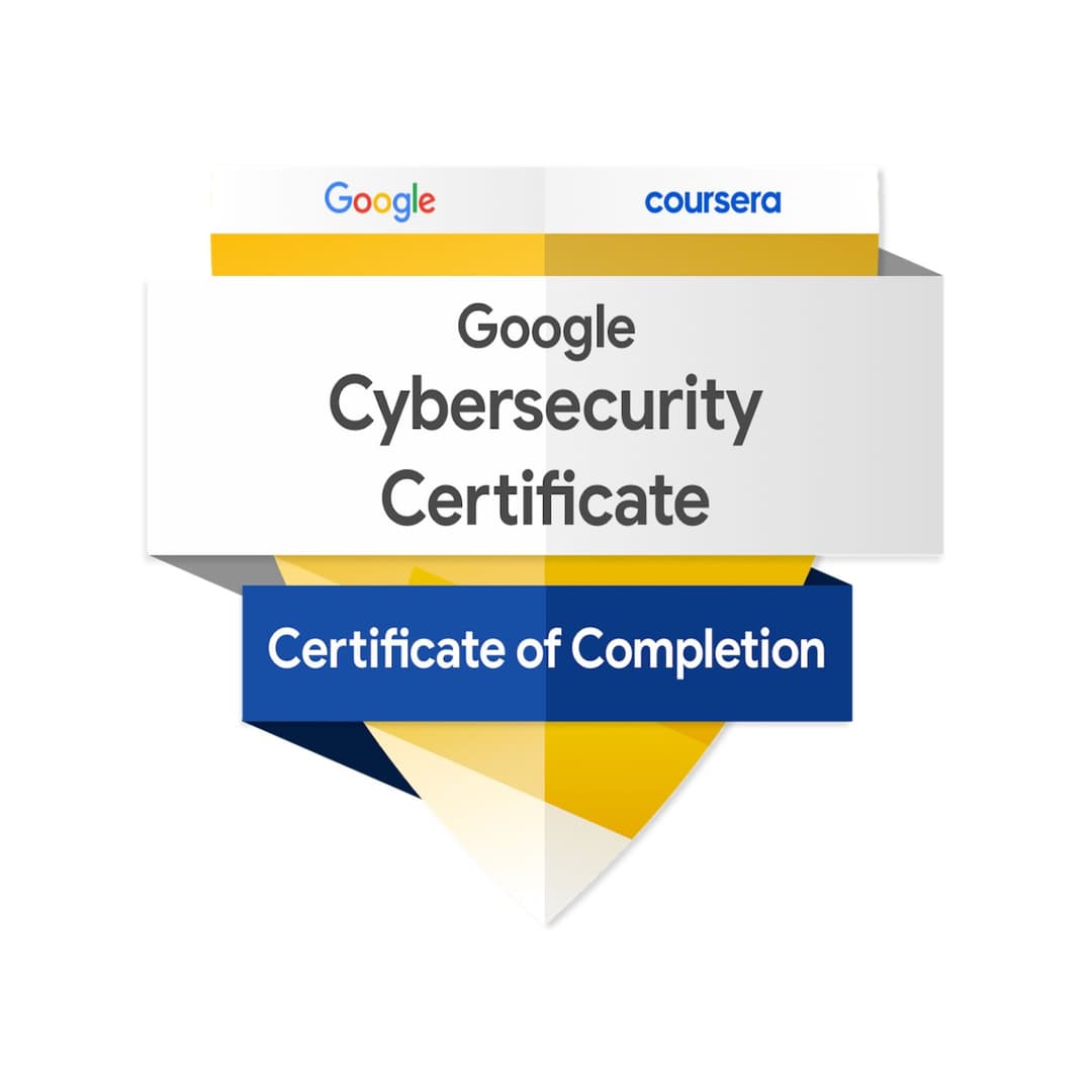 Cybersecurity Certificate Image